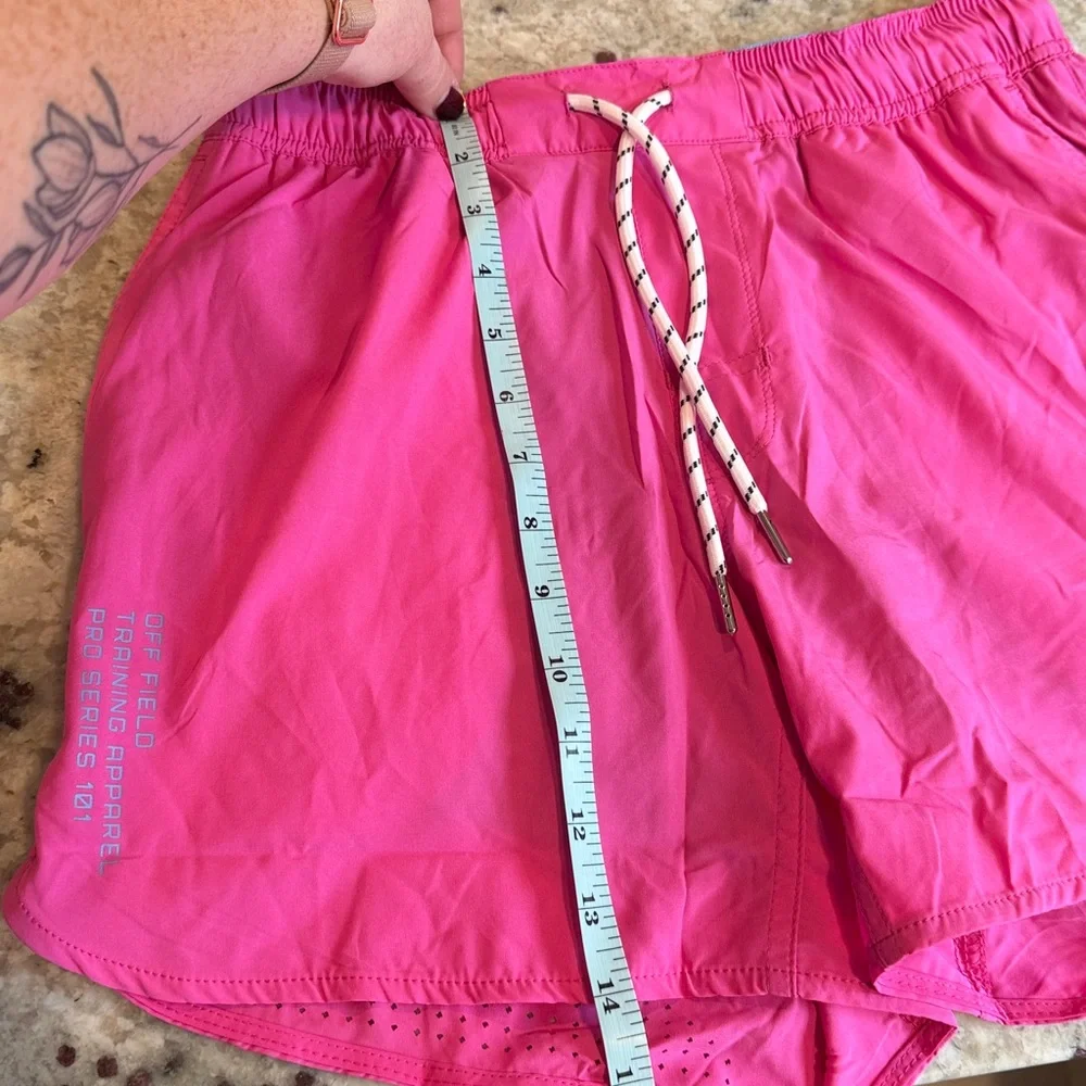 Men's Pink Athletic Shorts with Drawstring